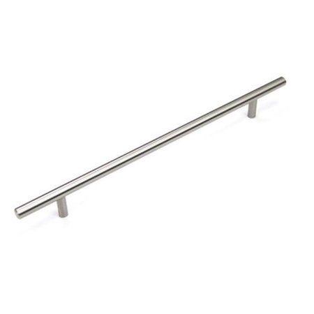 CONTEMPO LIVING Contempo Living WCCH12SL012S 12 in. Solid Stainless Steel Brushed Nickel Kitchen Bar Handle WCCH12SL012S